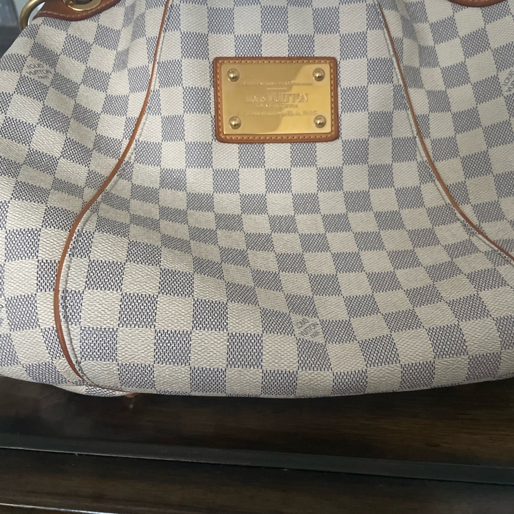 LV gallira PM Damier Azur bag